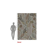 Fototapete mit Pflanzenmuster und Größenangaben