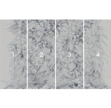 Vierteilige Fototapete mit Pflanzenmotiv