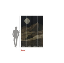 Fototapete mit Landschaftsmotiv und Mond