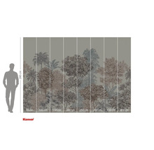 Komar Fototapete mit Dschungelmotiv, Abmessungen 400 cm Breite mal 280 cm Höhe