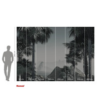 Fototapete mit Palmen und Größenangaben