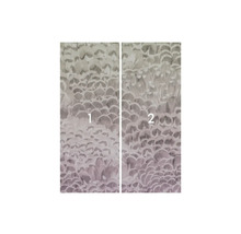 Tapetenmuster mit Federdesign, zwei Bahnen nebeneinander