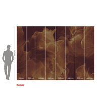 Fototapete mit abstraktem Muster und Größenangaben