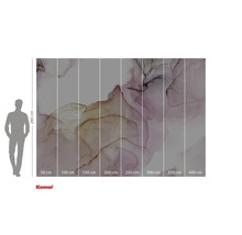 Fototapete mit abstraktem Muster und Größenangaben