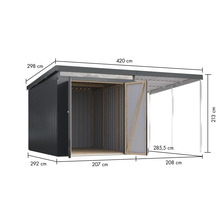 Gartenhaus mit Abmessungen