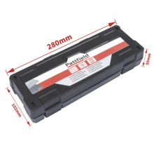 Pattfield Werkzeugkoffer mit Meißelset, 280 Millimeter breit, 102 Millimeter hoch und 50 Millimeter tief