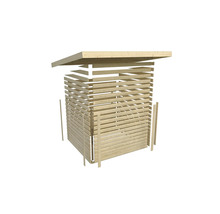 Holzlager für den Außenbereich als Bausatz