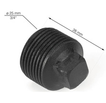 Stopfen aus Metall, 25 mm Durchmesser