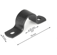 Rohrschelle Durchmesser 25 Millimeter