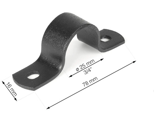 Rohrschelle Durchmesser 25 Millimeter