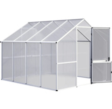 Gewächshaus mit geöffneter Tür