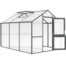 Gewächshaus mit Polycarbonatplatten und Aluminiumrahmen