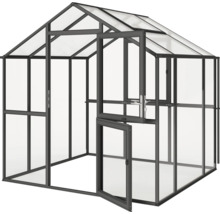 Gewächshaus mit geöffneter Tür