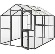 Gewächshaus mit geöffneter Tür