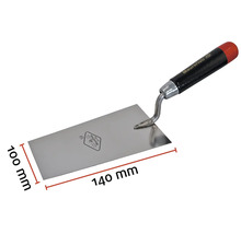 Maurerkelle mit den Maßen 100 mm mal 140 mm