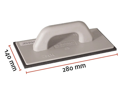 Fliesenwaschbrett mit einer Größe von 280 x 140 Millimeter.