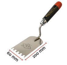 Zahnkelle aus Stahl, 200 mm x 60 mm