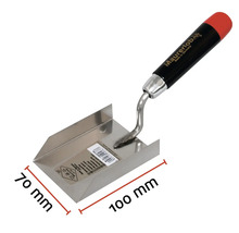 Maurerkelle, 100 mm x 70 mm, mit Kunststoffgriff
