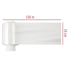 Rolle transparente Folie, 150 Meter lang und 10 Zentimeter breit