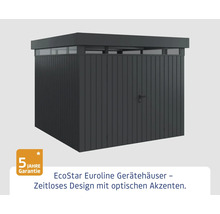 EcoStar Euroline Gerätehaus mit fünf Jahren Garantie