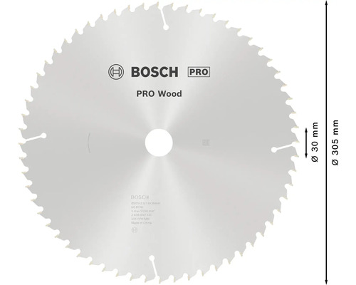 Bosch Pro Holzsägeblatt mit 305 Millimeter Durchmesser