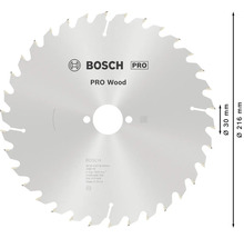 Bosch Pro Holzsägeblatt mit 216 mm Durchmesser