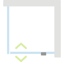 Symbol für Höhenverstellbarkeit
