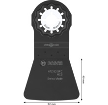 Bosch Starlock Multifunktionswerkzeug Blatt ATZ 52 SFC aus Kohlenstoffstahl mit 52 Millimeter Breite und 40 Millimeter Schnitttiefe