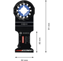 Bosch Expert MetalMax AIZ 32 AIT Tauchsägeblatt für Multitool, Starlock Aufnahme, 32 Millimeter Breite, 40 Millimeter Schnitttiefe, 91 Millimeter