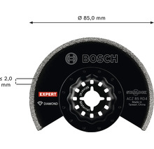 Bosch Expert Starlock Segment-Sägeblatt ACZ 85 RD4 mit Diamantbeschichtung für Mineralwerkstoffe und Fliesen mit 85 Millimeter Durchmesser