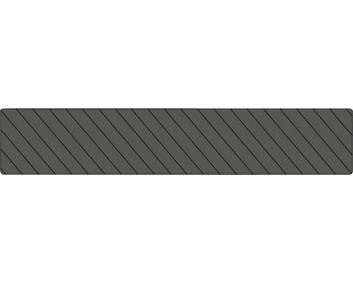 Gerillte Gummiplatte