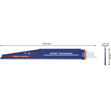 Bosch EXPERT Multi Material Säbelsägeblatt, 225 mm Länge