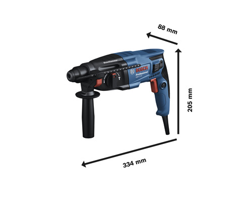 Abmessungen des Bosch Bohrhammers