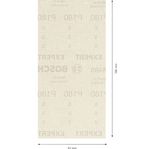 Bosch Expert Schleifblatt mit einer Größe von 93 mm x 186 mm