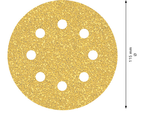 Schleifscheibe, Korngröße unbekannt, Durchmesser 115 Millimeter