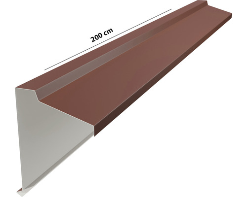 Ortgangwinkel aus Metall, 200 cm lang