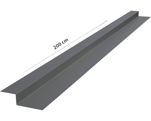 Dachwinkelprofil aus Metall, 200 cm lang