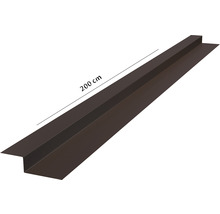 Dachrandprofil aus Metall, 200 cm lang