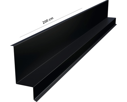 Dachrandprofil aus Metall, 200 cm lang