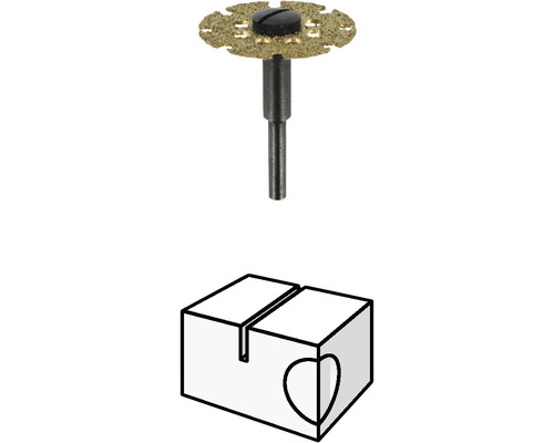 Diamanttrennscheibe zum Schneiden von Materialien
