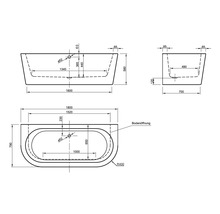 Whirlpool Ottofond Messina 180x79 cm System Komfort - Silentsystem weiß-thumb-3 Whirlpool Ottofond Messina 180x79 cm System Komfort - Silentsystem weiß-thumb-3