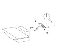 Montageanleitung für eine Wandleuchte mit Zubehör