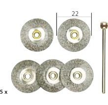 Stahldrahtbürsten Proxxon Ø 22 mm, 5 St.