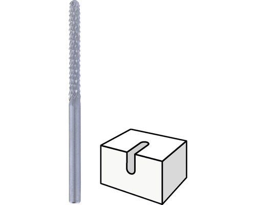 Frässtift mit Beispielanwendung