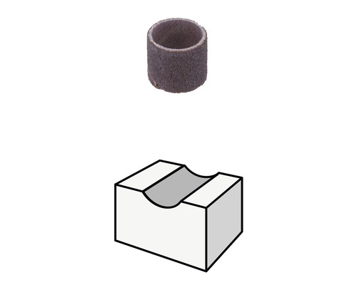 Schleifhülsen Set mit passendem Schleifkörper