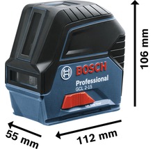 Kombilaser Bosch Professional GCL 2-15 inkl. 3 x 1,5 V-LR6-Batterie (AA) und Laserzieltafel-thumb-4