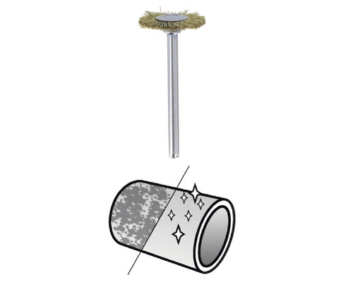 Drahtbürstenaufsatz zur Reinigung von Oberflächen