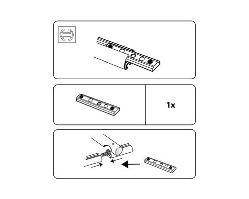 Anleitung zur Montage einer Gleitschiene