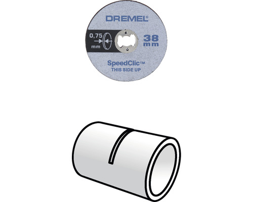 Dremel Trennscheibe mit Speedclic und Adapter