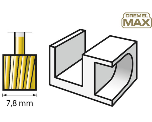 Dremel MAX SpeedClic Trennscheibe mit 7,8 mm Durchmesser